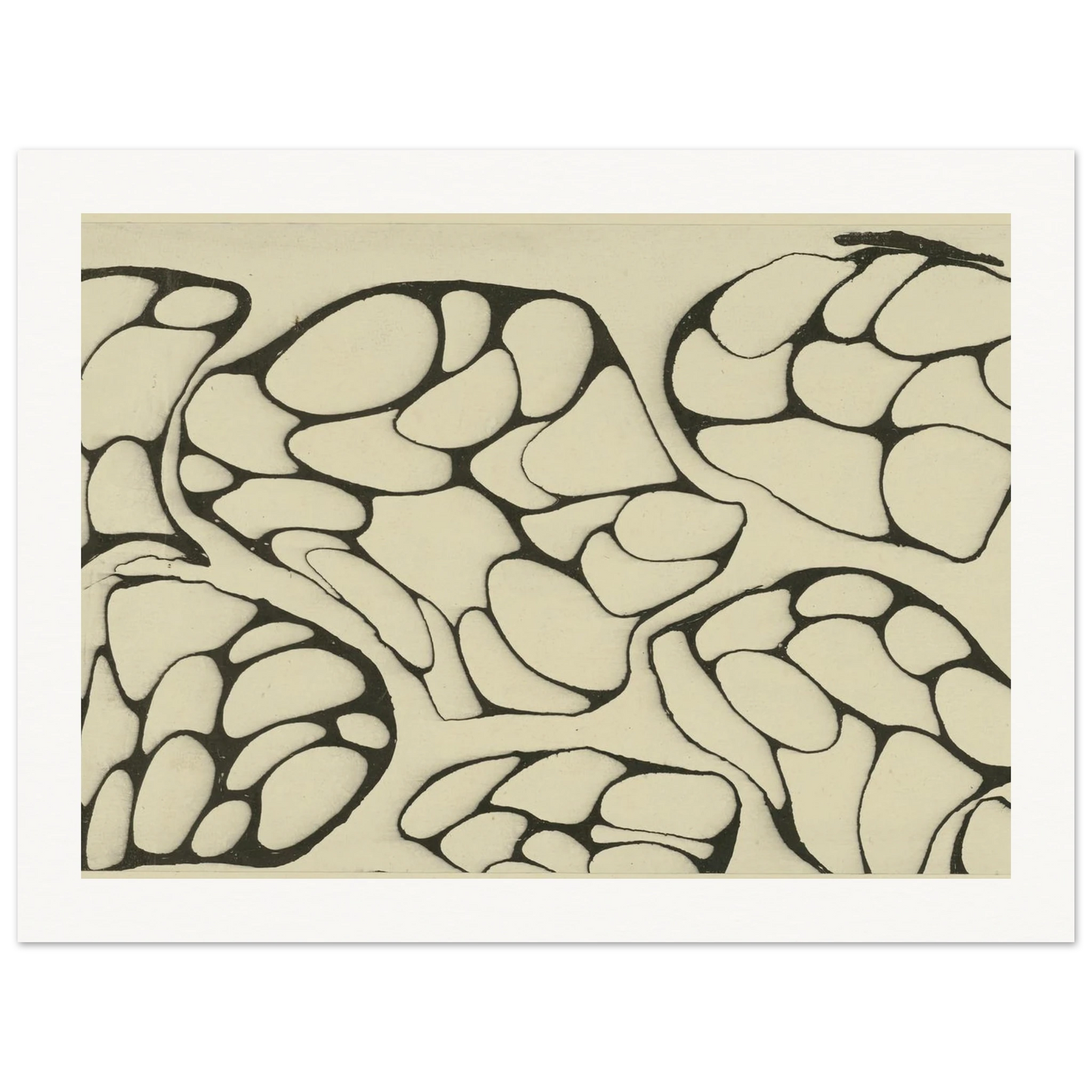 Adermarmorpapier (1903 - 1907) Art Print | Josef Hoffmann-Quipham Collections