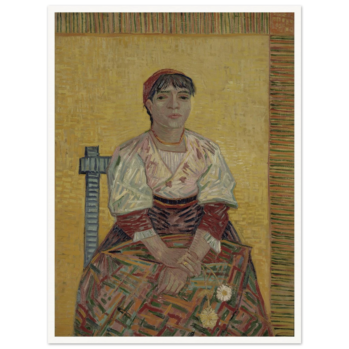 The Italian Woman (1887) Art Print | Vincent van Gogh-Quipham Collections