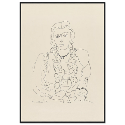 Sitzende Frau (1936) Art Print | Henri Matisse-Quipham Collections