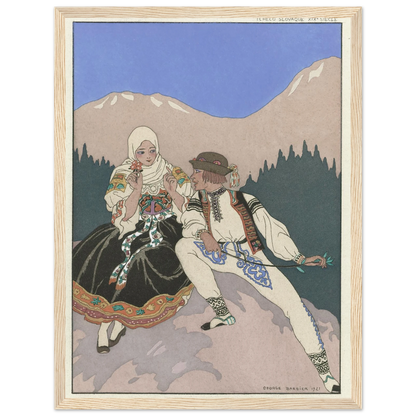 Le Langage des Fleurs (1921) Art Print | George Barbier-Quipham Collections