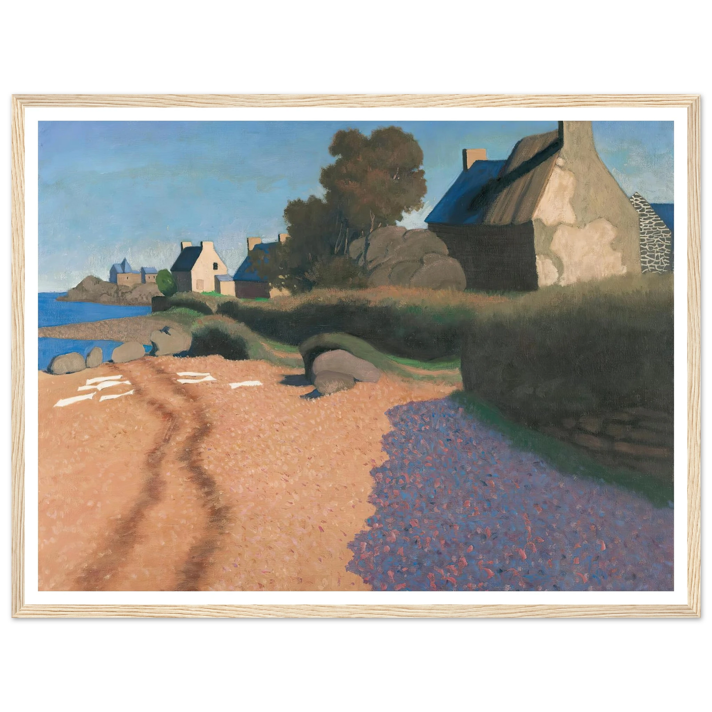 Landscape At Loguivy (1923) Art Print | Felix Vallotton-Quipham Collections