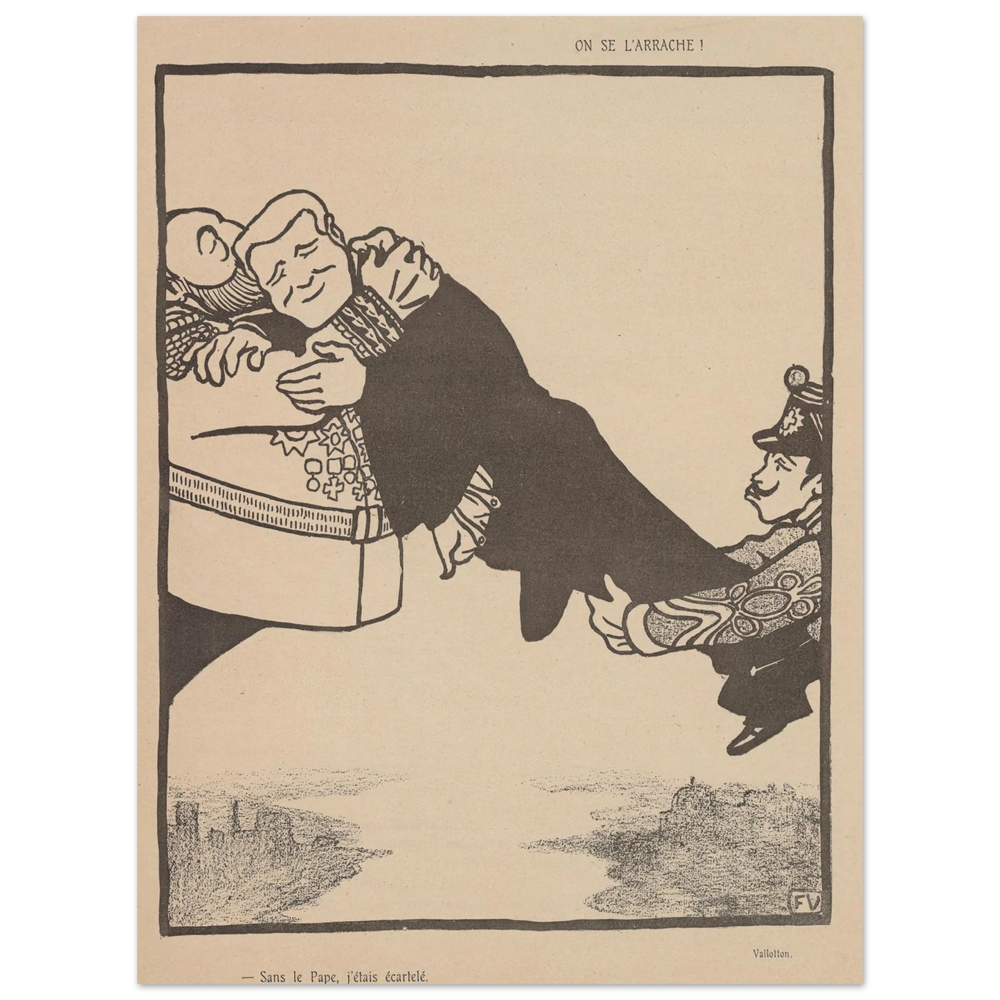 25 juillet 1903. Art Print | Felix Vallotton-Quipham Collections