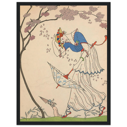 Le Coup de Vent (1914) Art Print | George Barbier-Quipham Collections