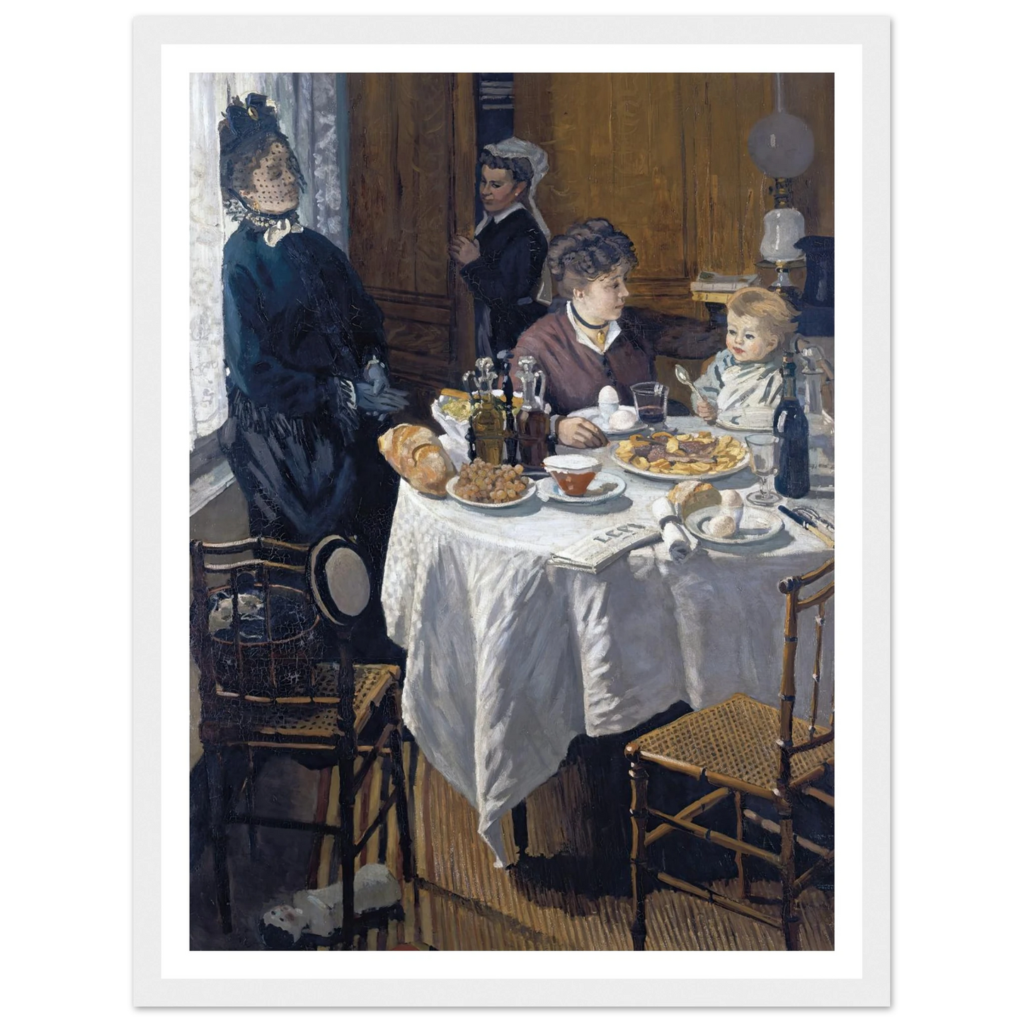 The Luncheon (1868 – 1869) Art Print | Claude Monet-Quipham Collections