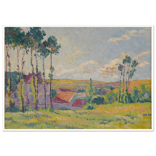 Moulineux, la teinderie (1903) Art Print | Maximilien Luce-Quipham Collections