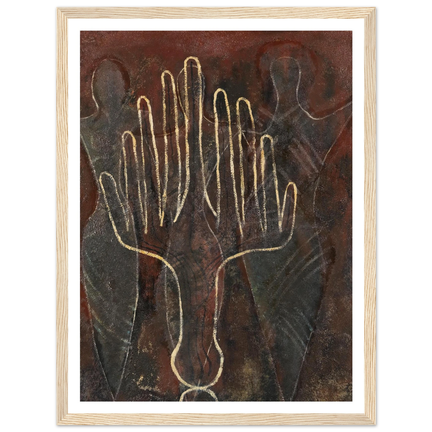 Mains et fantômes (1948) Art Print | Francis Picabia-Quipham Collections