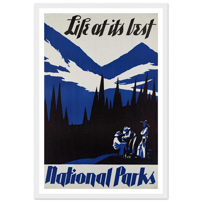 Life at its best. National Parks (ca. 1930–1939) Art Print | Dorothy Waugh-Quipham Collections
