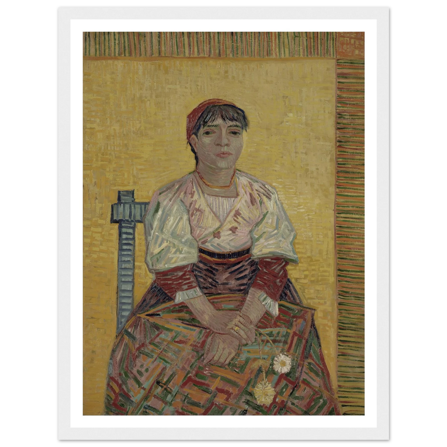 The Italian Woman (1887) Art Print | Vincent van Gogh-Quipham Collections