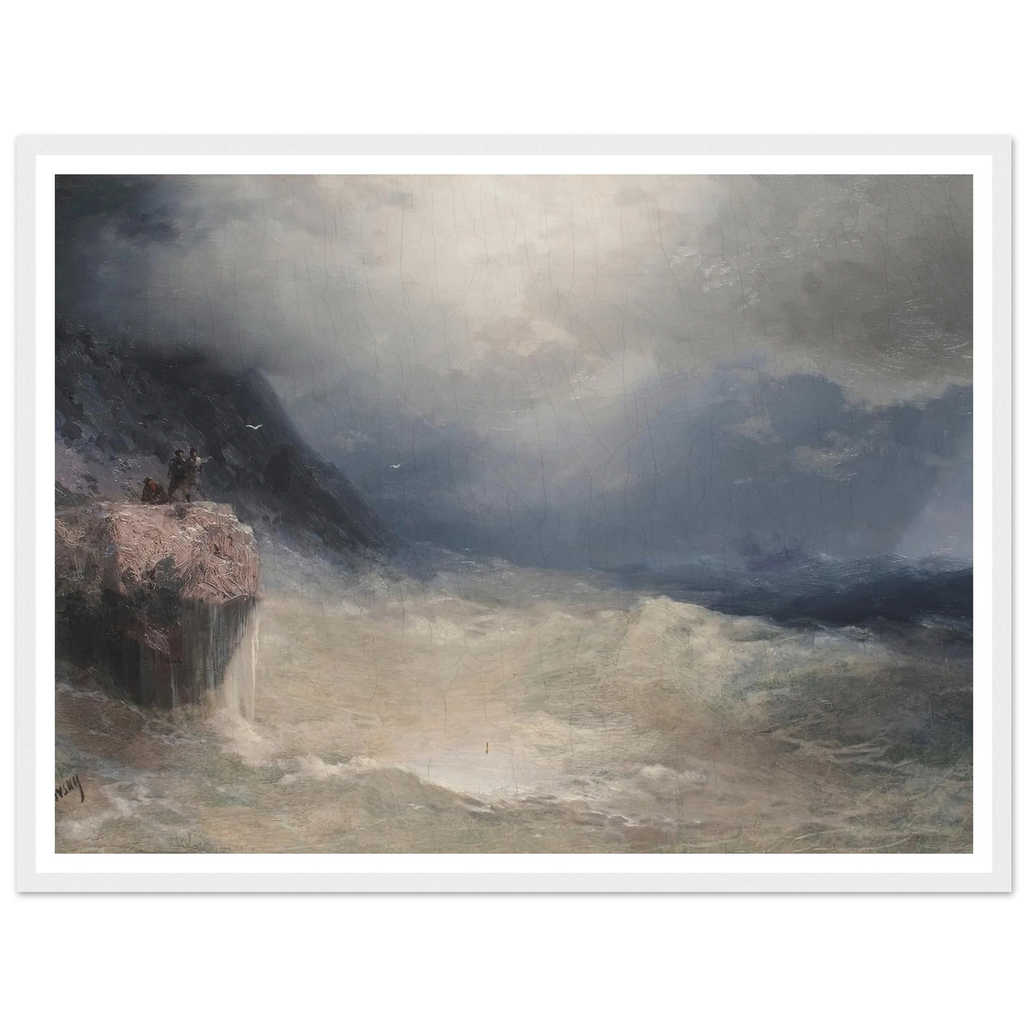 The Survivor Art Print | Ivan Konstantinovich Aivazovsky-Quipham Collections