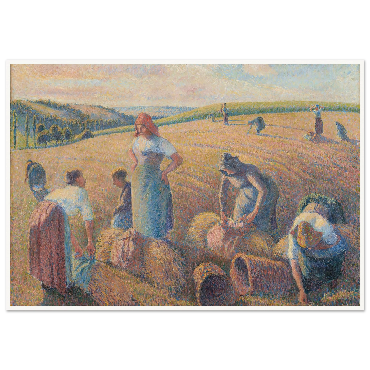 The Gleaners (1889) Art Print | Camille Pissarro-Quipham Collections