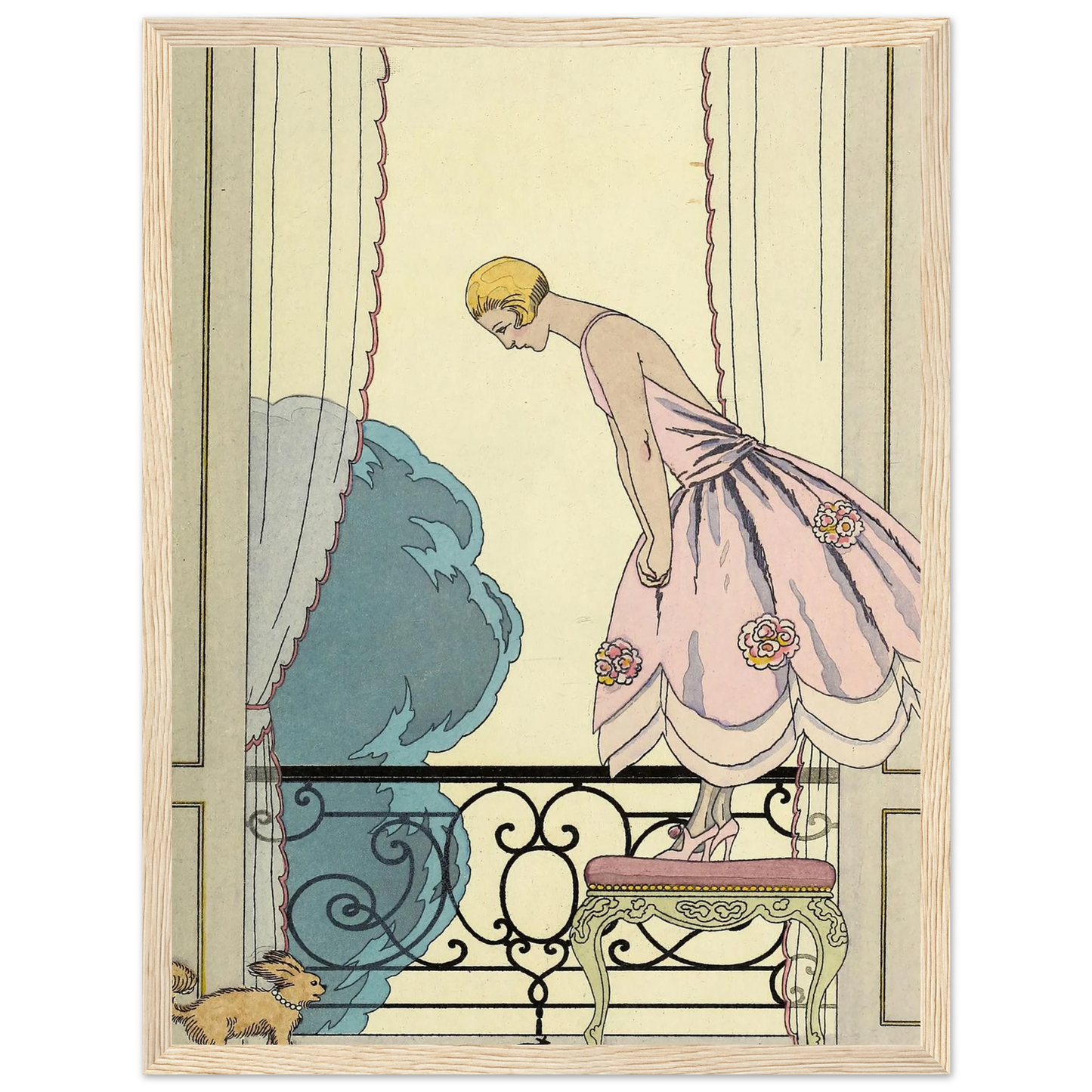 Falbalas et fanfreluches, La Souris (1925) Art Print | George Barbier-Quipham Collections