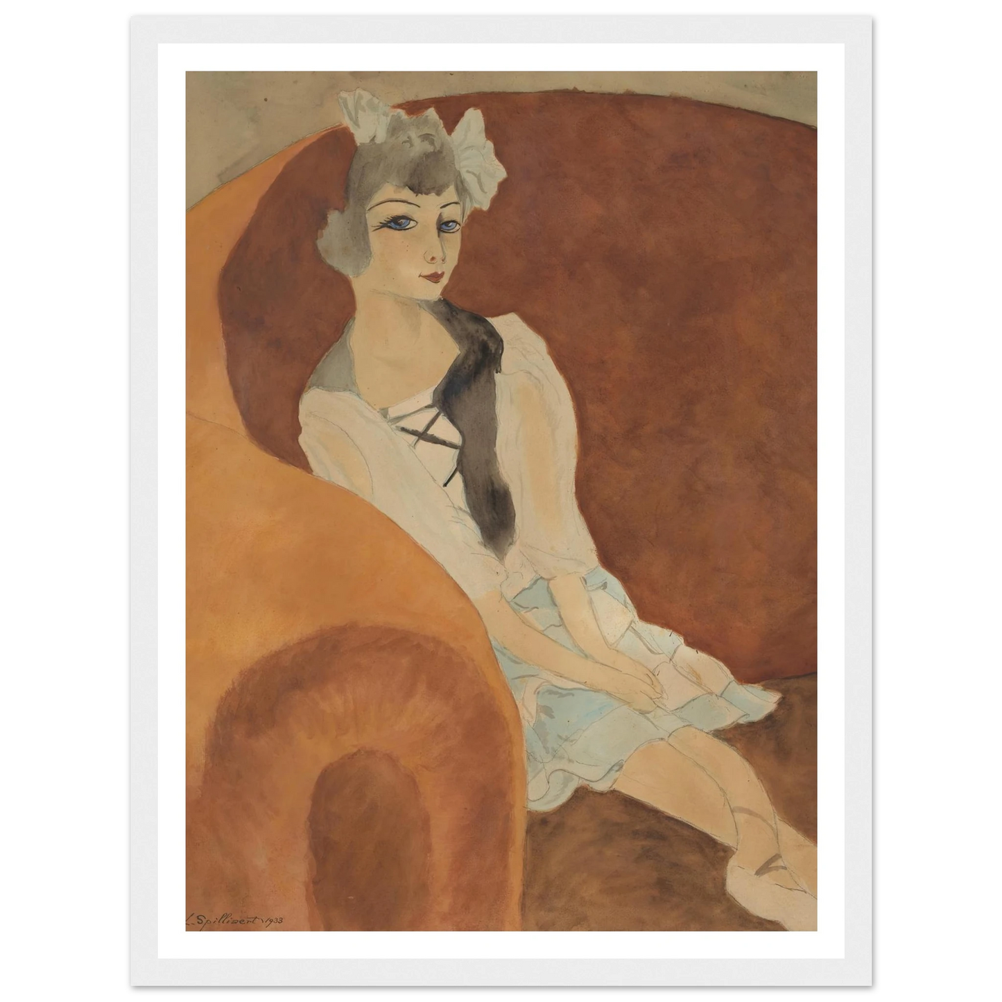 Pop in zetel (1933) Art Print | Leon Spilliaert-Quipham Collections