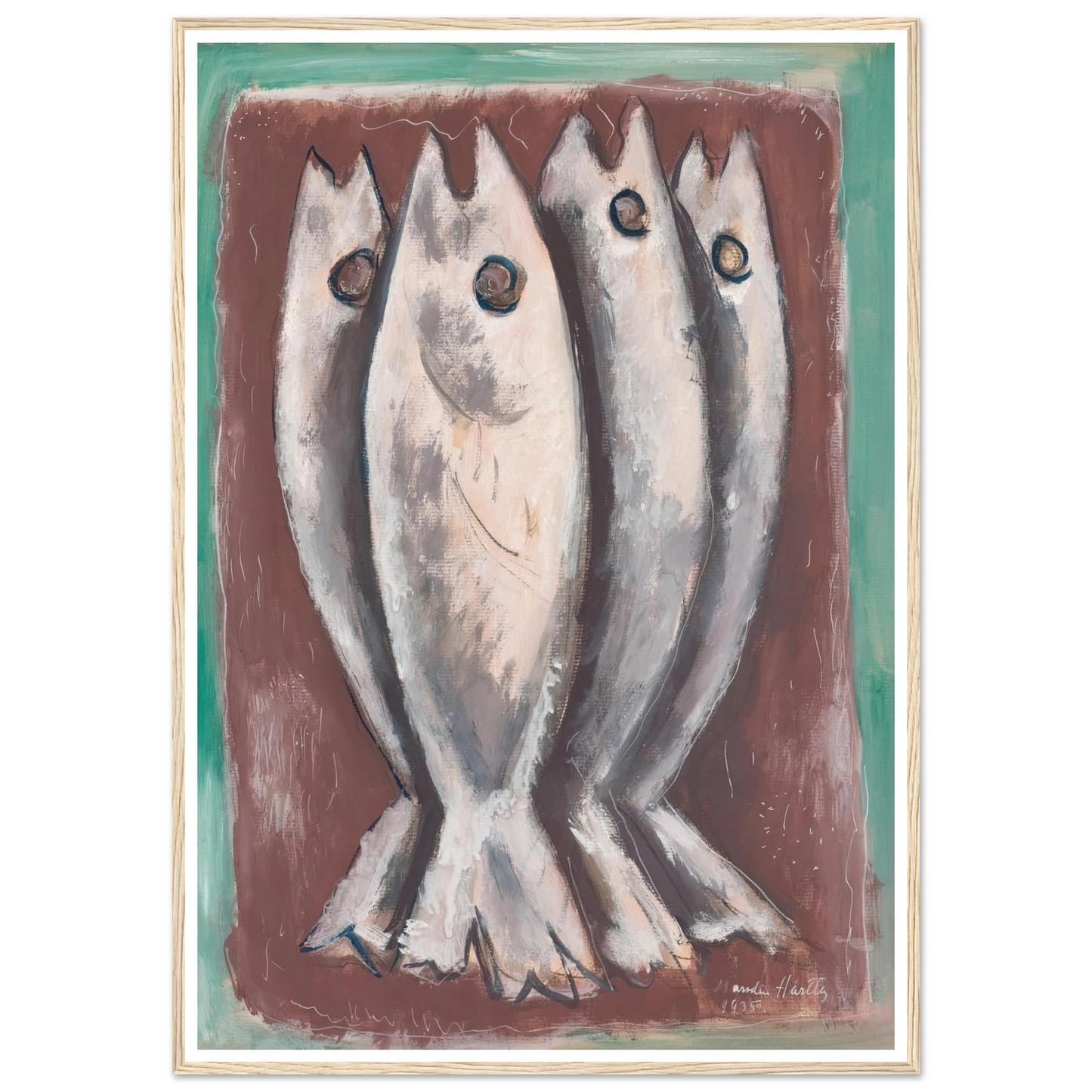 Sea Ghosts (1935) Art Print | Marsden Hartley-Quipham Collections