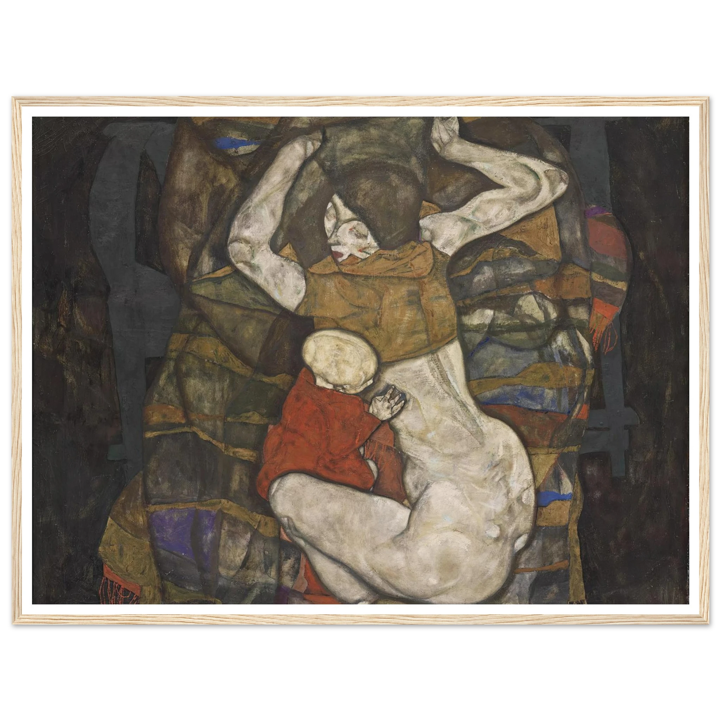 Junge Mutter (1914) Art Print | Egon Schiele-Quipham Collections