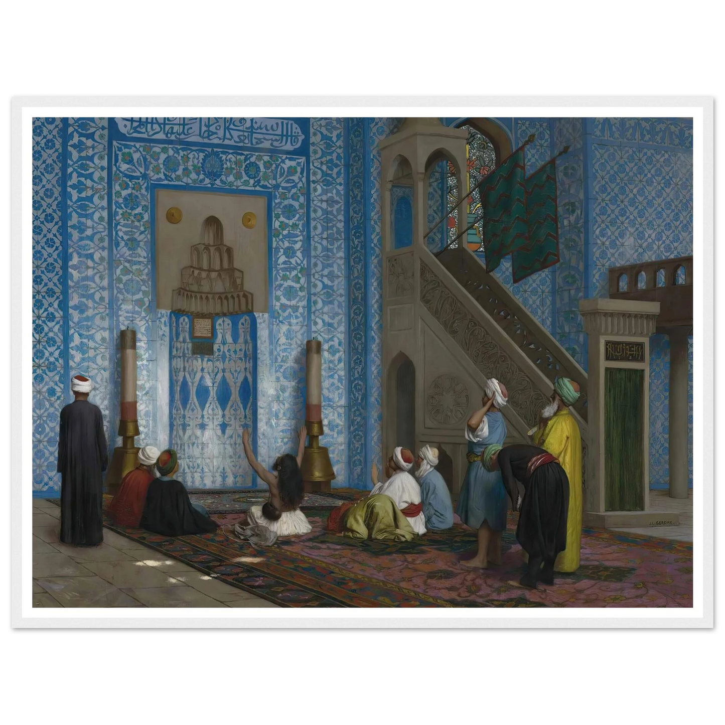 Rüstem Pasha Mosque, Istanbul Art Print | Jean Leon Gerome-Quipham Collections
