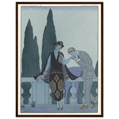 La Villa d’Este ; France XXe siècle (1923) Art Print | George Barbier-Quipham Collections