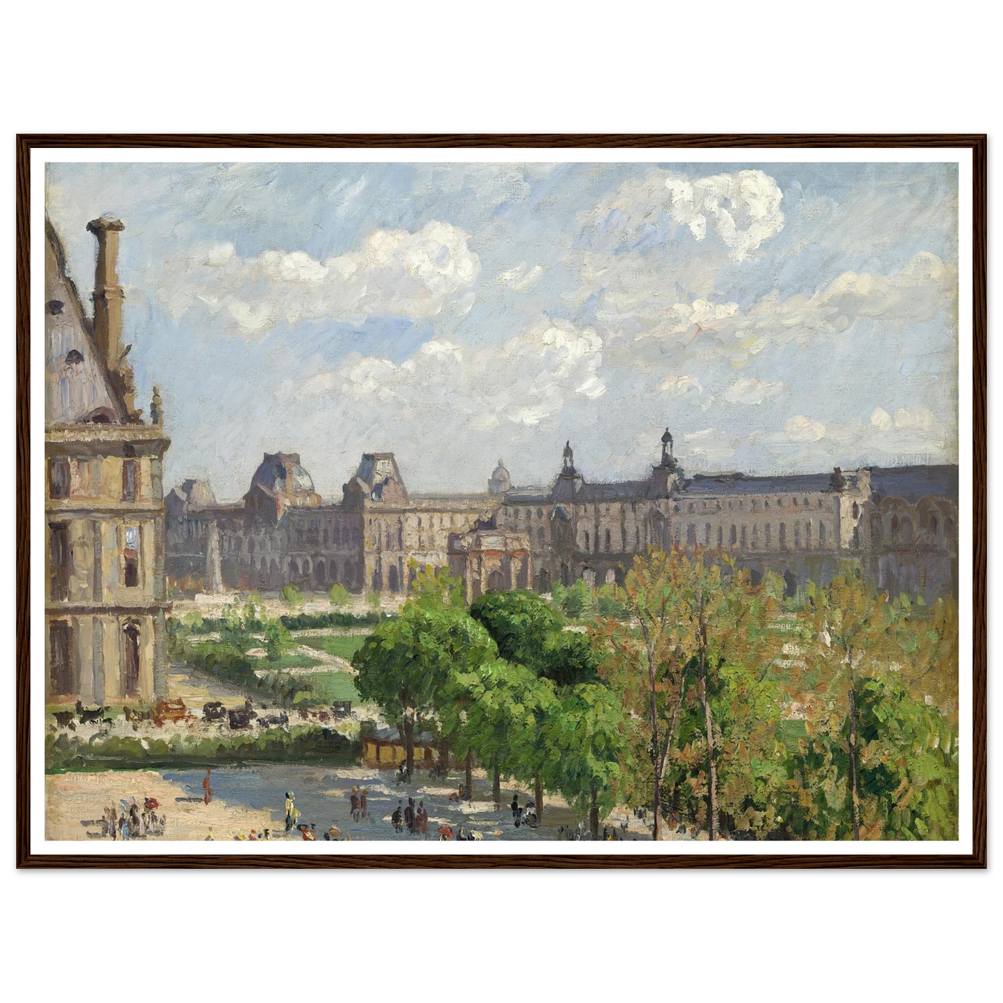 Place du Carrousel,Paris (1900) Art Print | Camille Pissarro-Quipham Collections