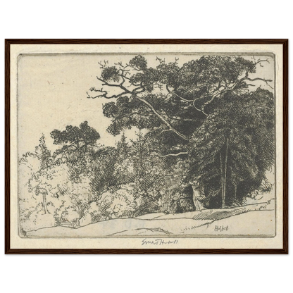 Brown’s Oak (probably 1910) Art Print | Ernest Haskell-Quipham Collections