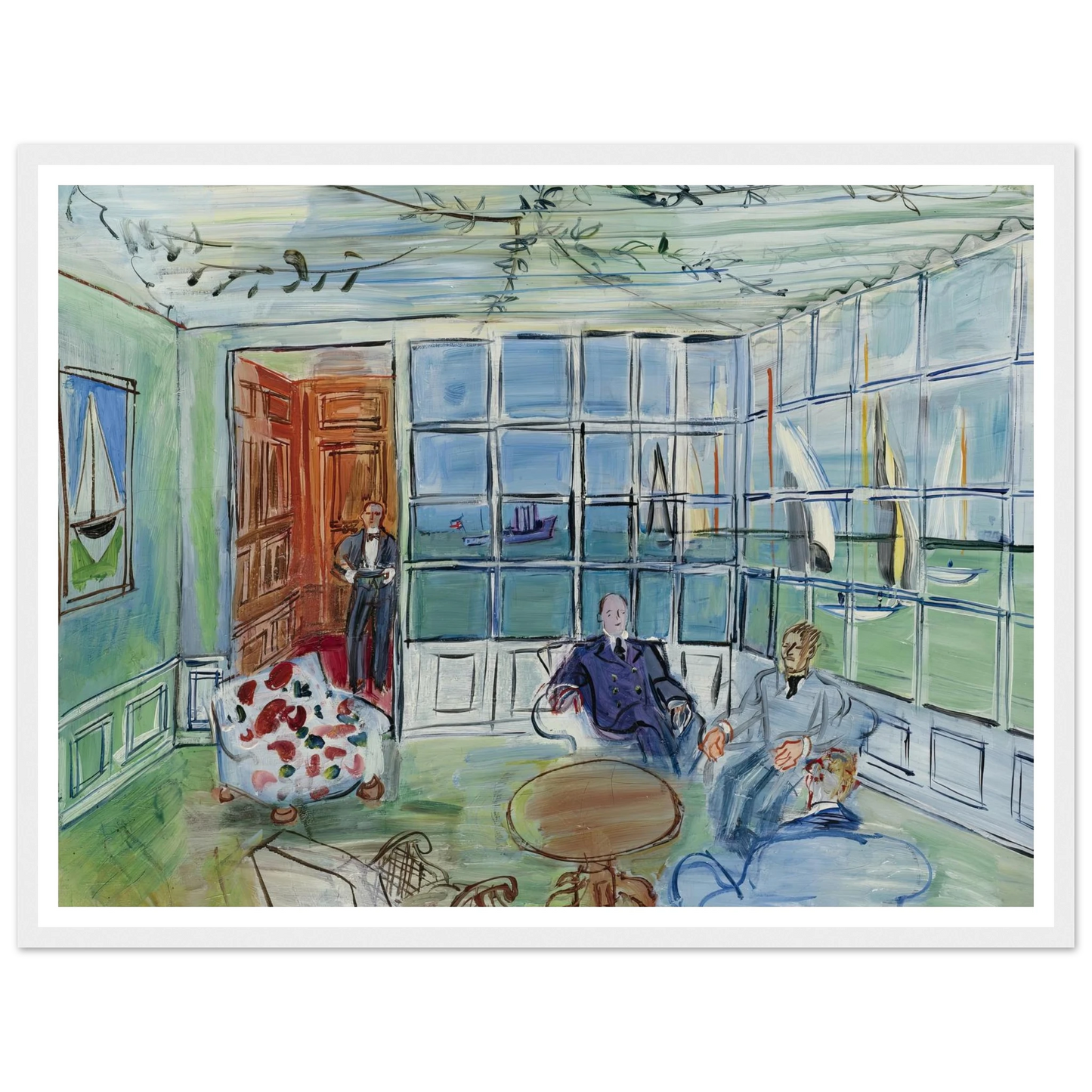Le Royal Yacht Squadron, Cowes, Isle of Wight Art Print | Raoul Dufy-Quipham Collections