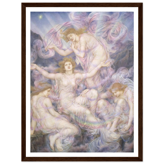 Daughters of the Mist (ca 1905-1910) Art Print | Evelyn de Morgan-Quipham Collections