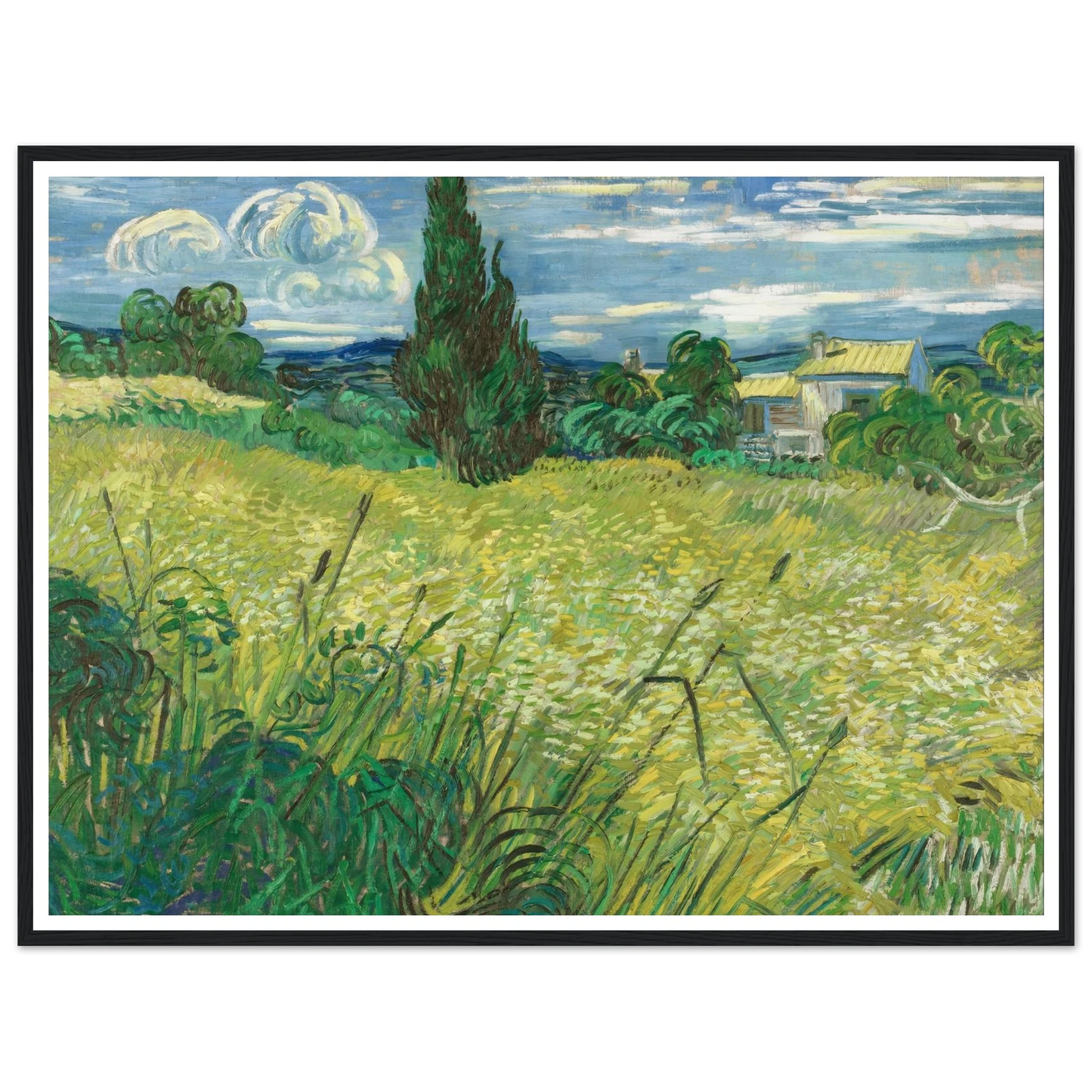Green Field (1889) Art Print | Vincent van Gogh-Quipham Collections