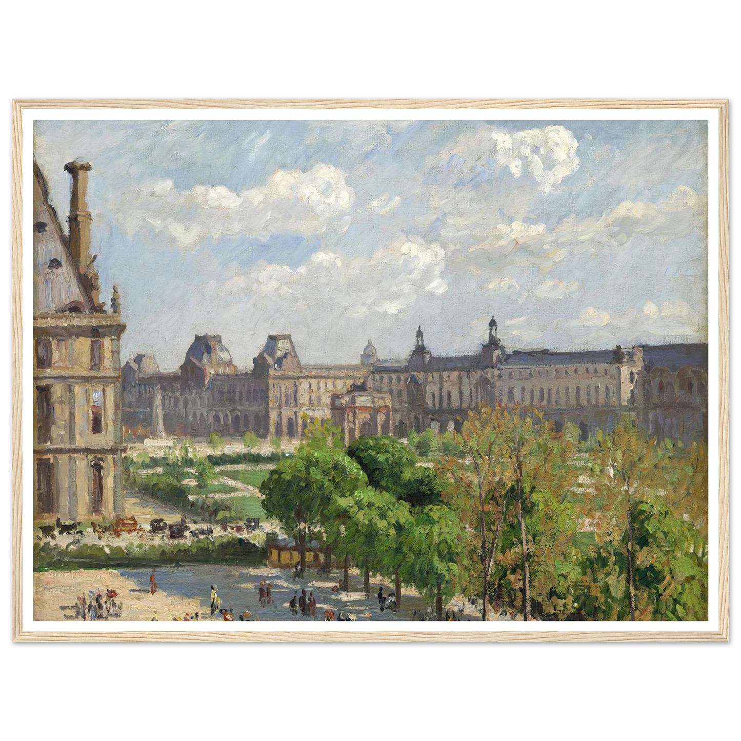Place du Carrousel,Paris (1900) Art Print | Camille Pissarro-Quipham Collections