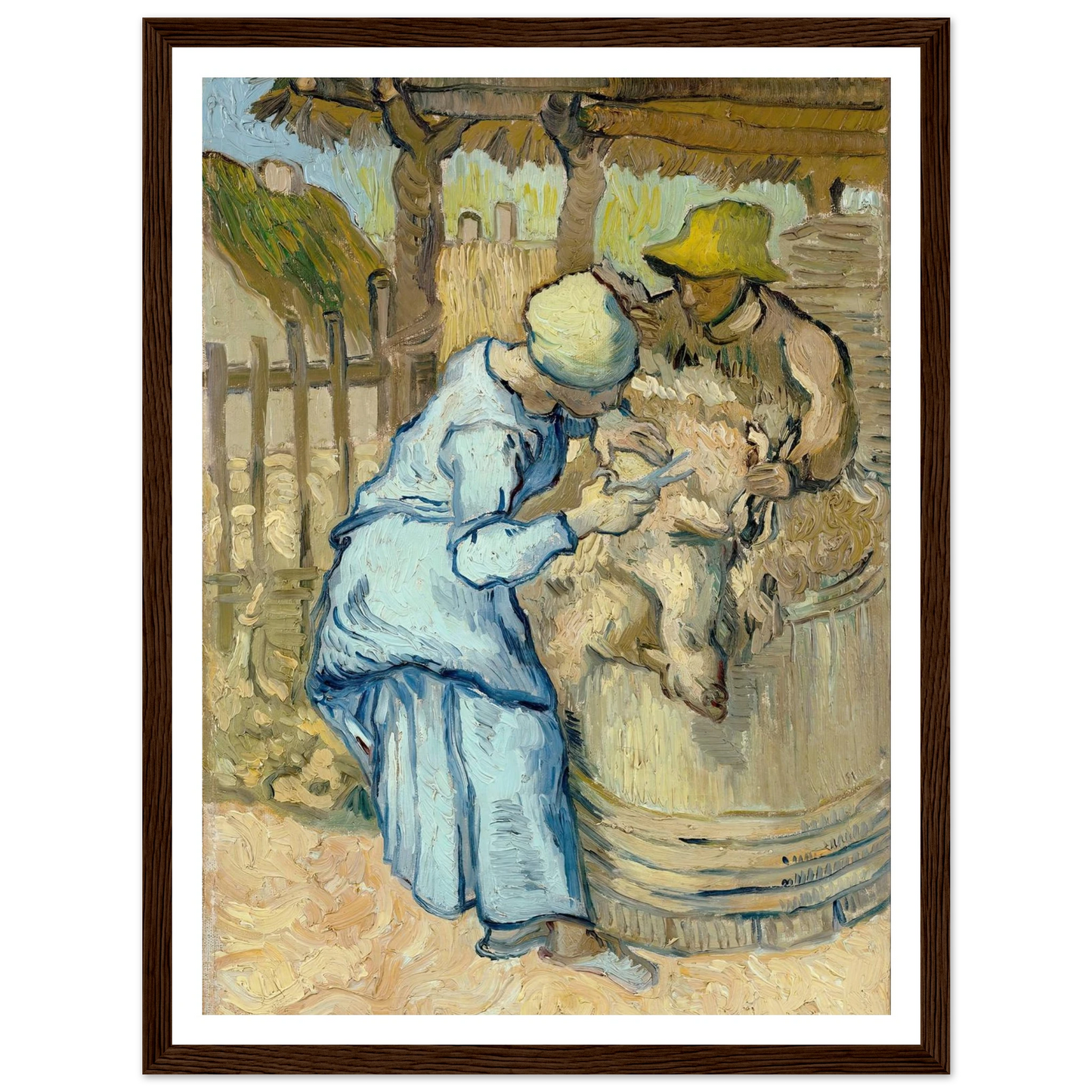 The Sheep-Shearer (After Millet) Art Print | Vincent van Gogh-Quipham Collections