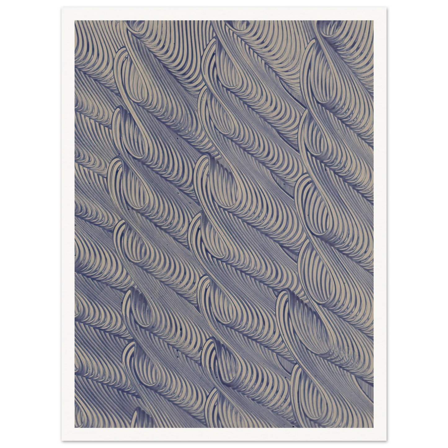 Kleisterpapier mit Verdrängungsdekor (Linienbündel) (1890) Art Print | Anker Kyster-Quipham Collections