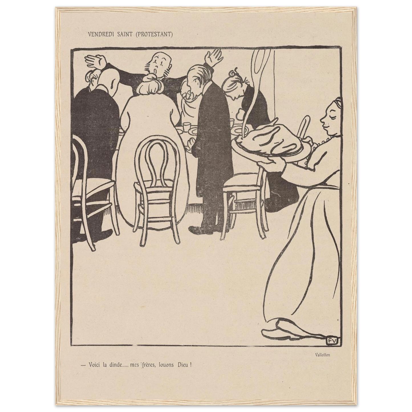 17 avril 1903 Art Print | Felix Vallotton-Quipham Collections