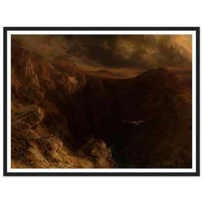 Evening in the mountains (1843) Art Print | August Behrendsen-Quipham Collections