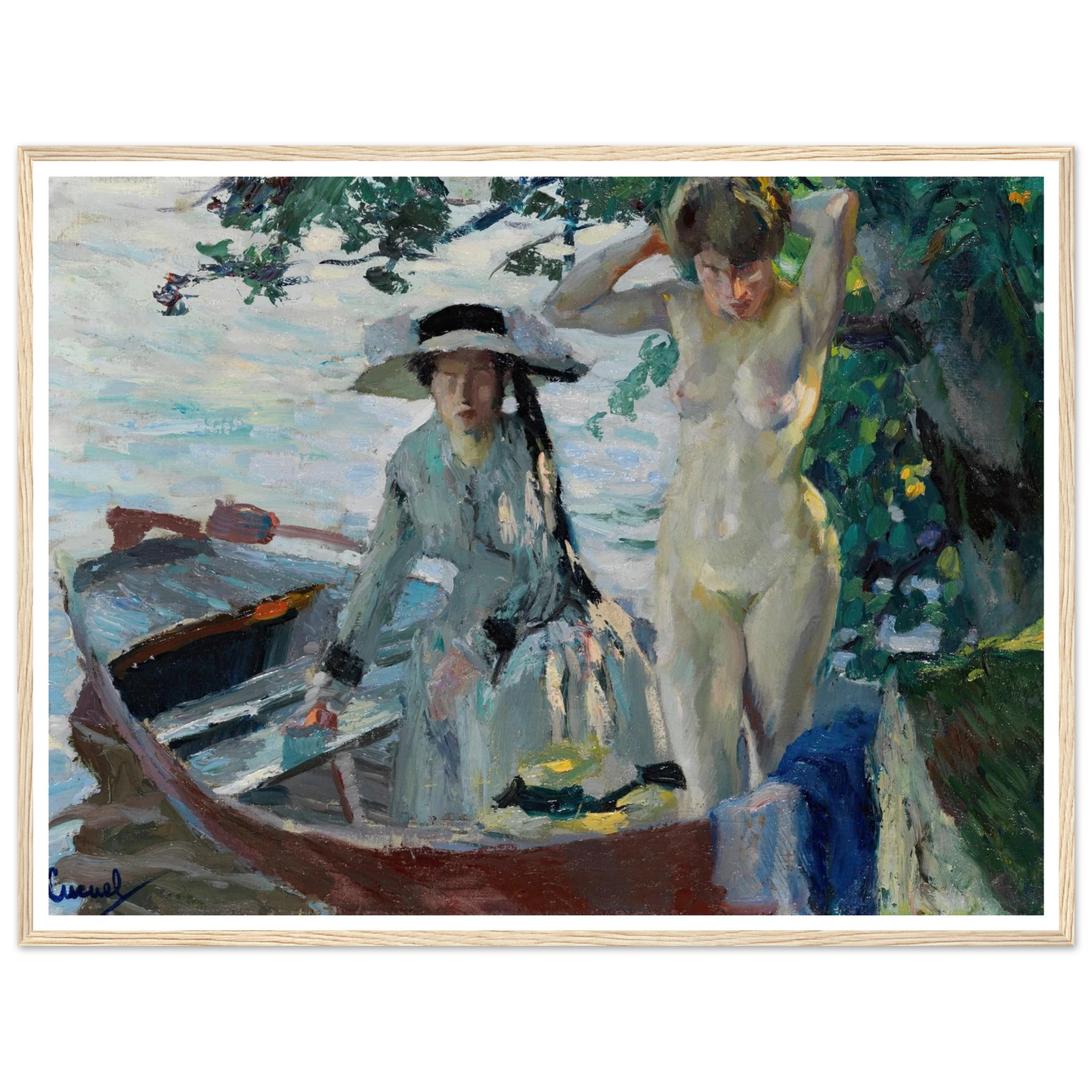 Après le bain (1911-12) Art Print | Edward Cucue-Quipham Collections
