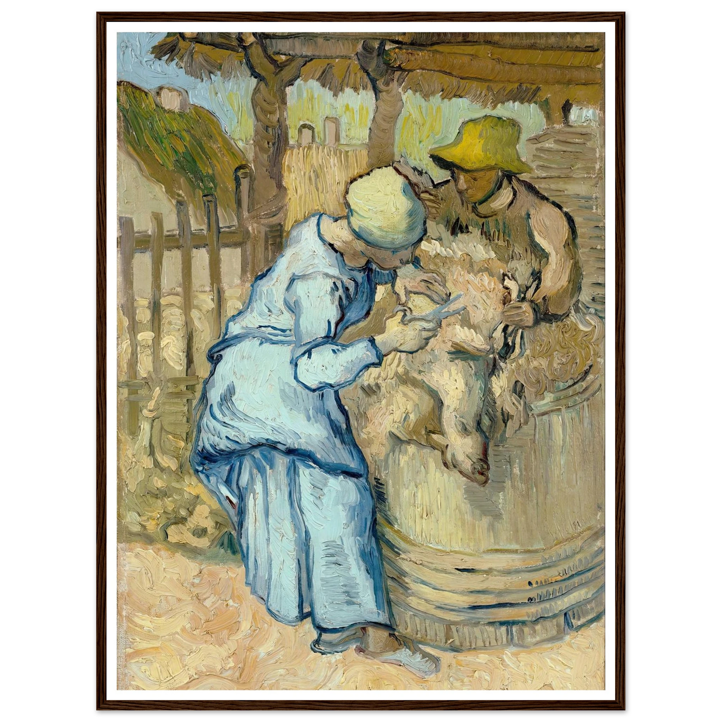 The Sheep-Shearer (After Millet) Art Print | Vincent van Gogh-Quipham Collections