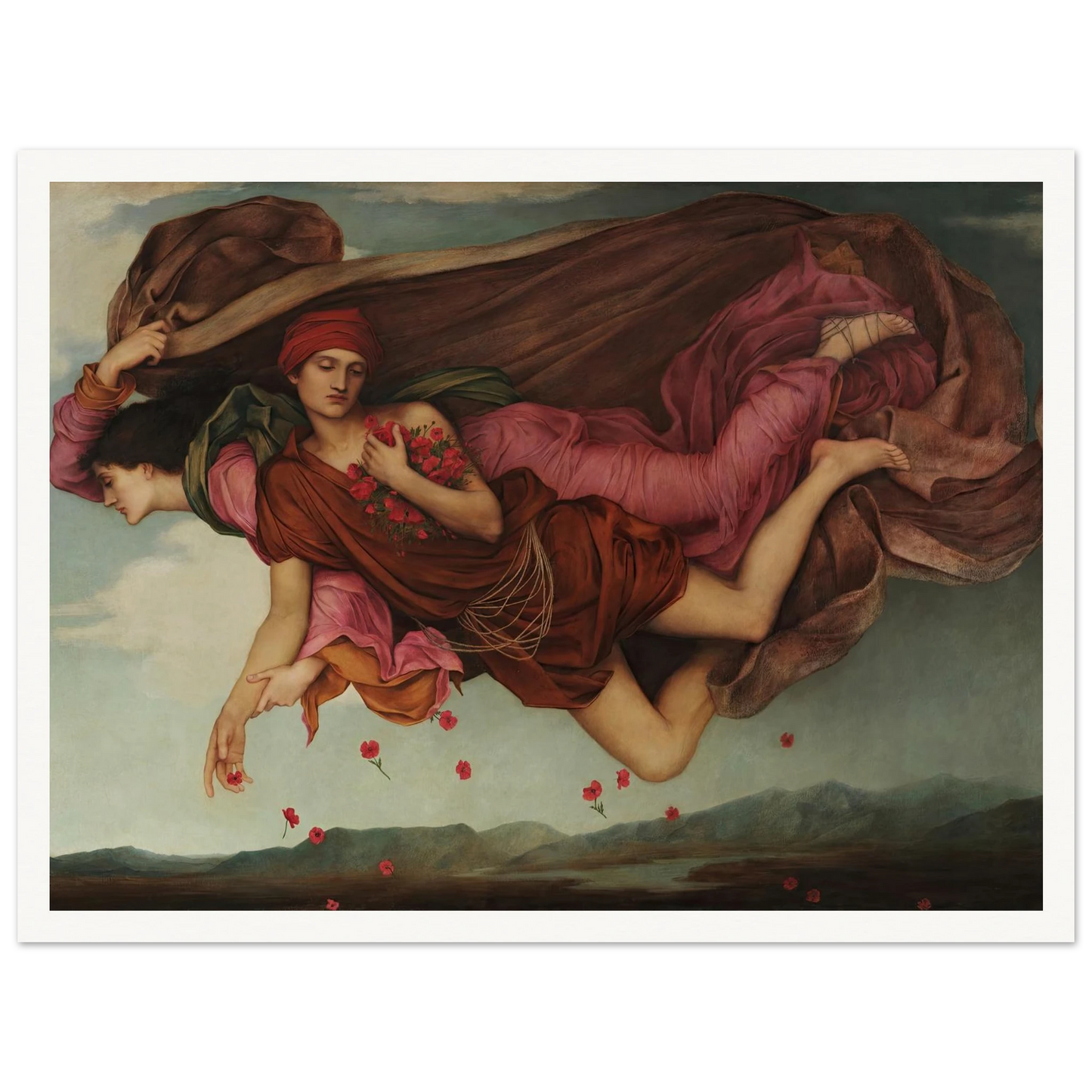 Night and Sleep (1878) Art Print | Evelyn de Morgan-Quipham Collections