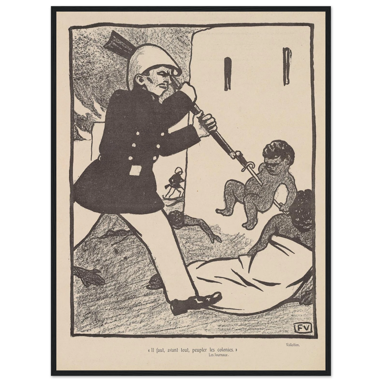 11 juillet 1903 Art Print | Felix Vallotton-Quipham Collections