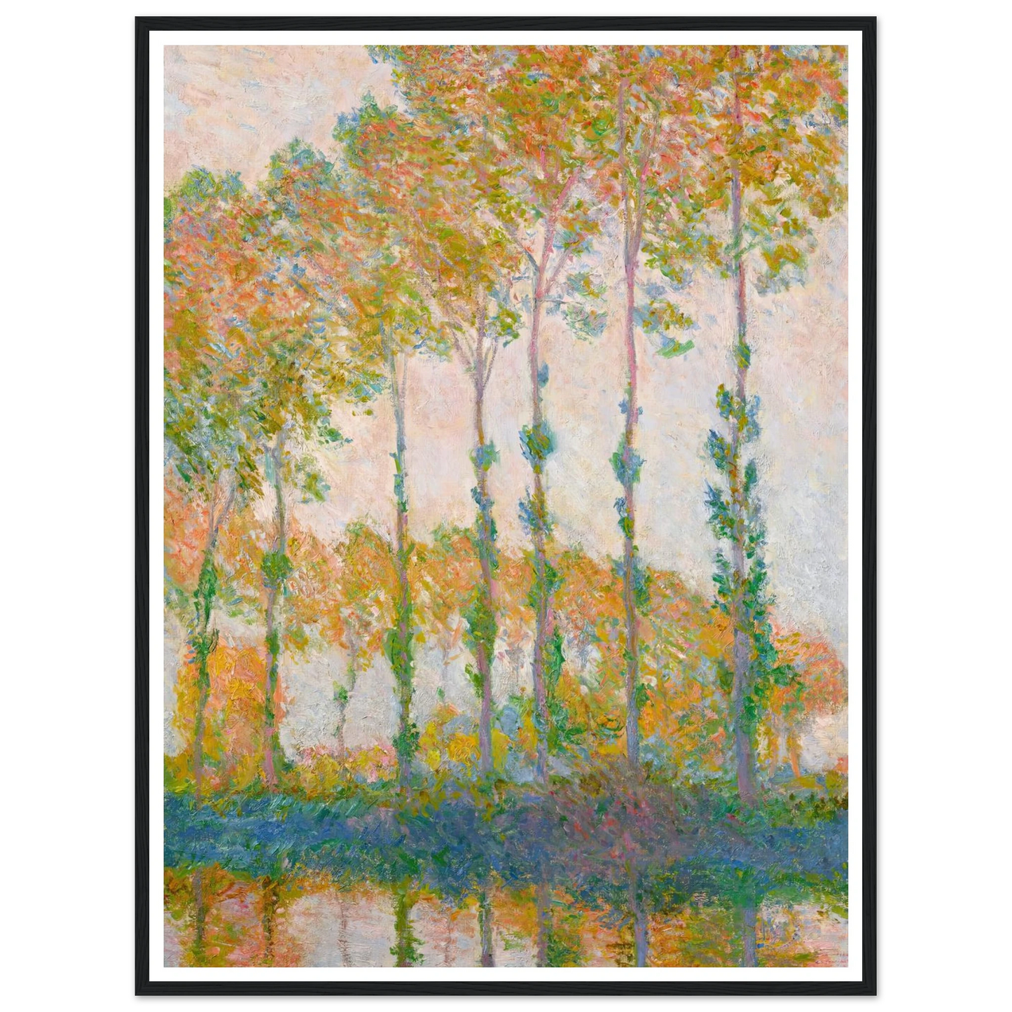 Peupliers au bord de l’Epte, automne (1891) Art Print | Claude Monet-Quipham Collections