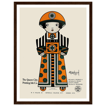 Queen City Ink, Ad. 02 (1890-1913) Art Print | Augustus Jansson-Quipham Collections