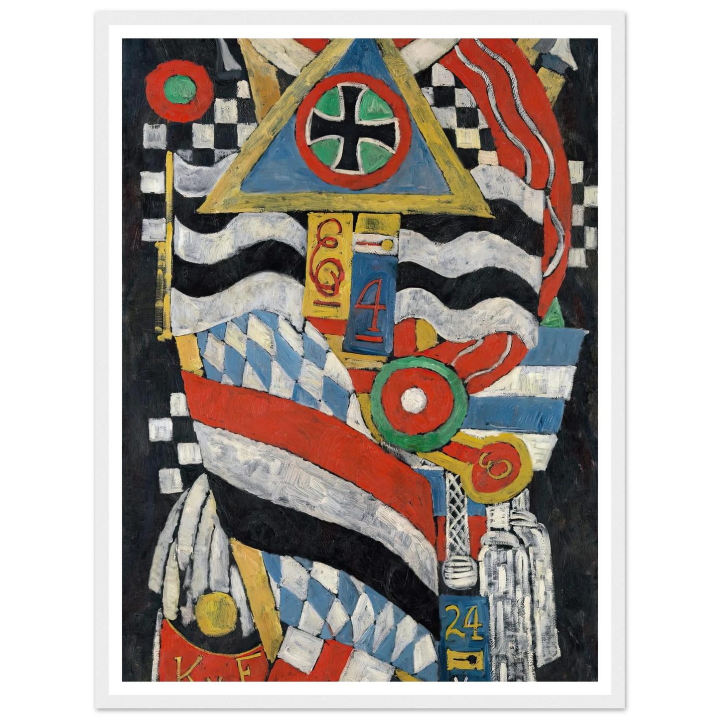 Portrait of a German Officer (1914) Art Print | Marsden Hartley-Quipham Collections