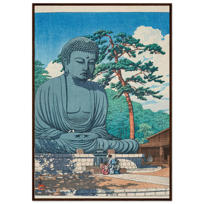 Kamakura daibutsu (The Great Buddha at Kamamura) (1930) Art Print | Kawase Hasui-Quipham Collections