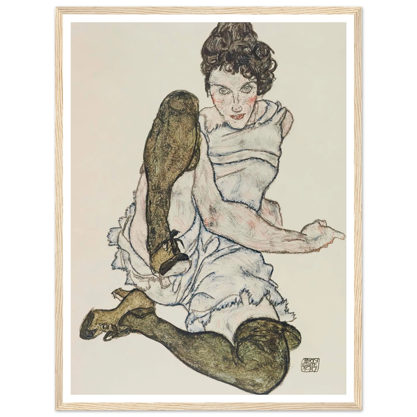 Handzeichnungen (1920) Art Print | Egon Schiele-Quipham Collections