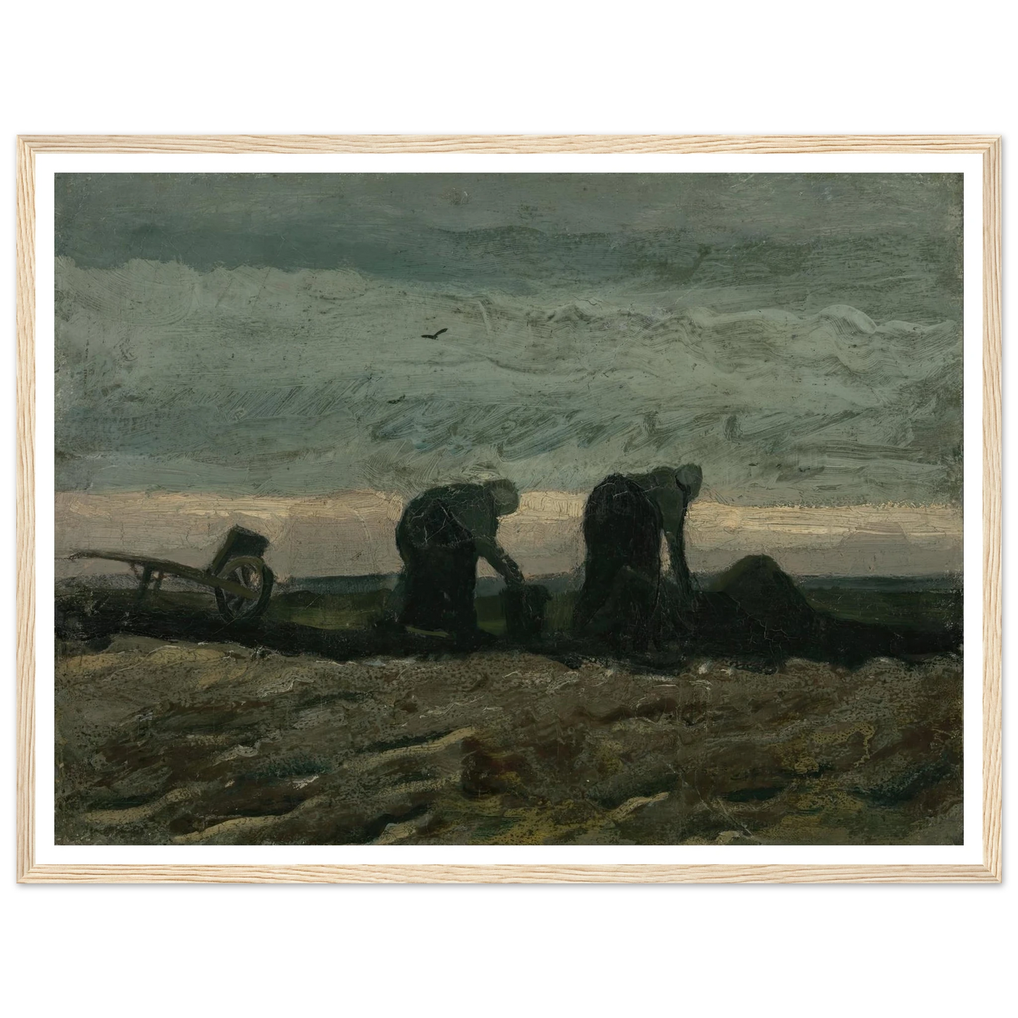 Two women on the heath (1883) Art Print | Vincent van Gogh-Quipham Collections