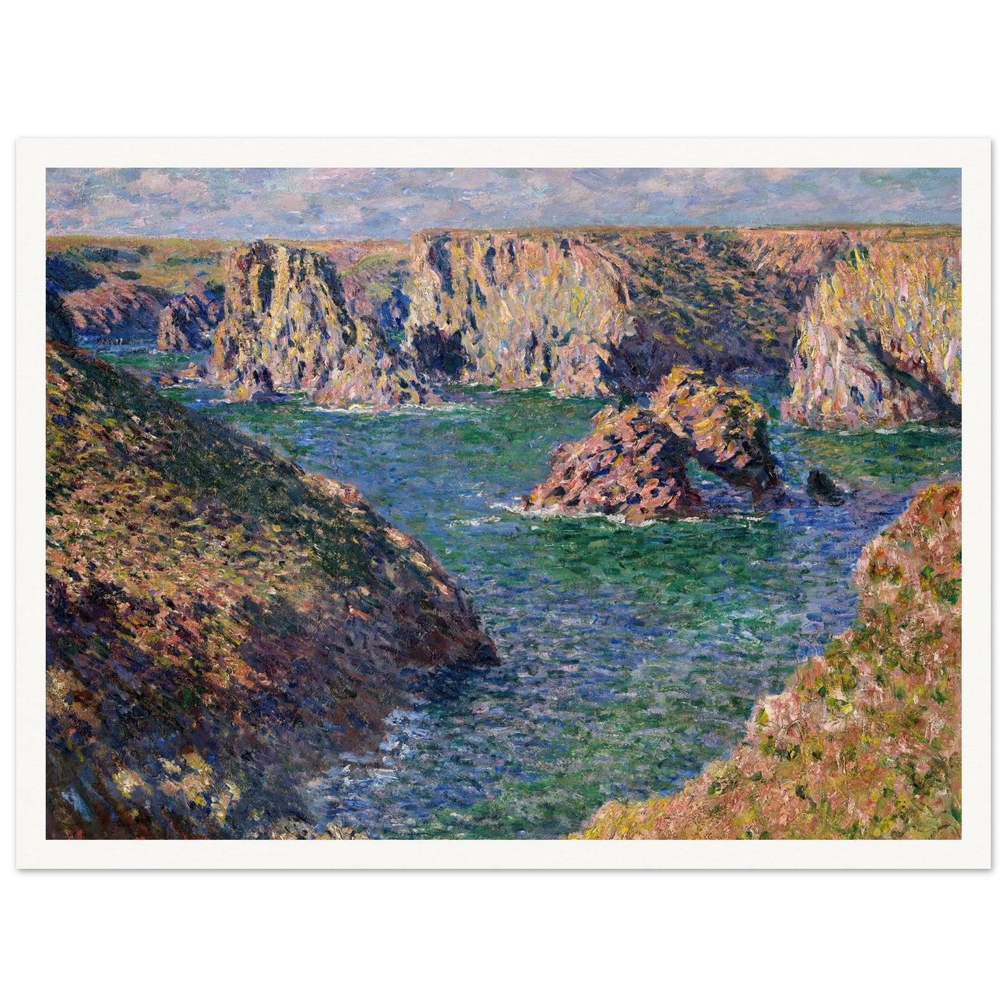 Port-Domois, Belle-Isle (1887) Art Print | Claude Monet-Quipham Collections