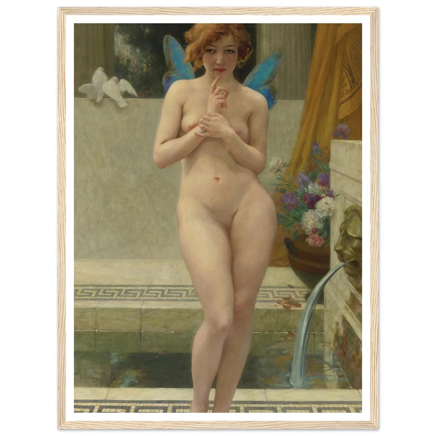 Psyche A La Fontaine Art Print | Guillaume Seignac-Quipham Collections