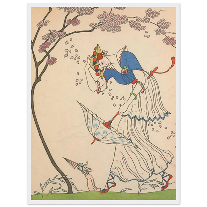 Le Coup de Vent (1914) Art Print | George Barbier-Quipham Collections