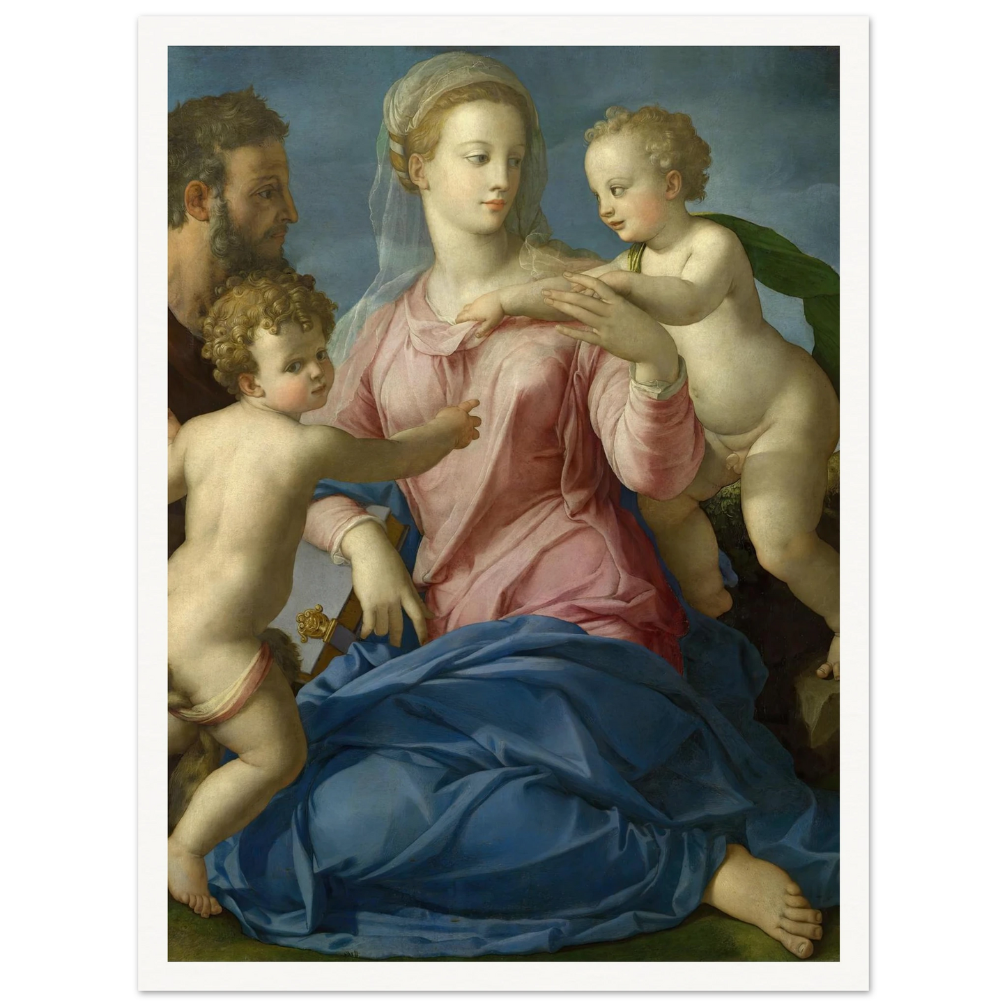 The Holy Family with the Infant Saint John the Baptist (1540s) Art Print | Agnolo Bronzino-Quipham Collections