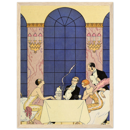 Falbalas et fanfreluches, La Gourmandise (1925) Art Print | George Barbier-Quipham Collections