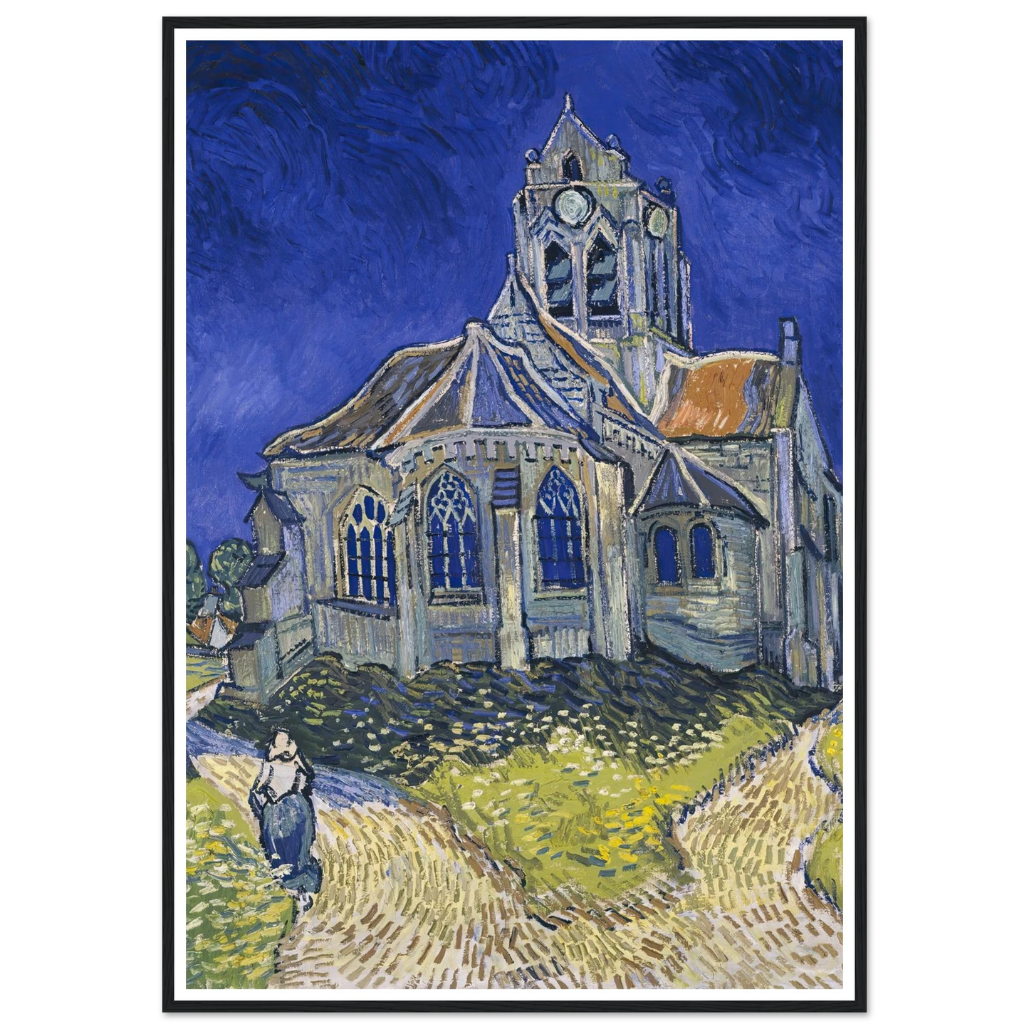The Church in Auvers-sur-Oise, View from the Chevet (1890) Art Print | Vincent van Gogh-Quipham Collections
