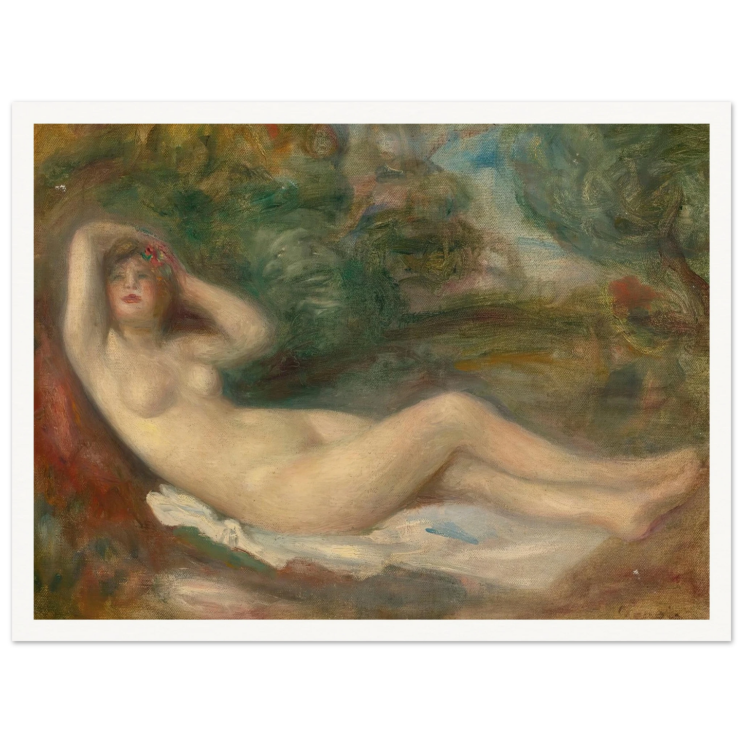 Étude De Nu (circa 1882) Art Print | Pierre Auguste Renoir-Quipham Collections