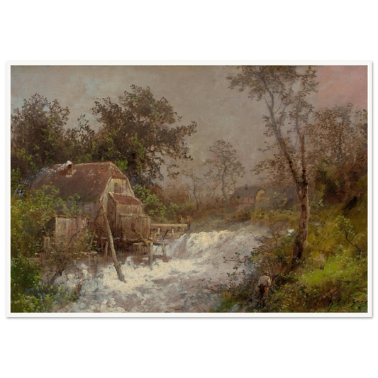 The Old Mill Art Print | Hermann Ottomar Herzog-Quipham Collections