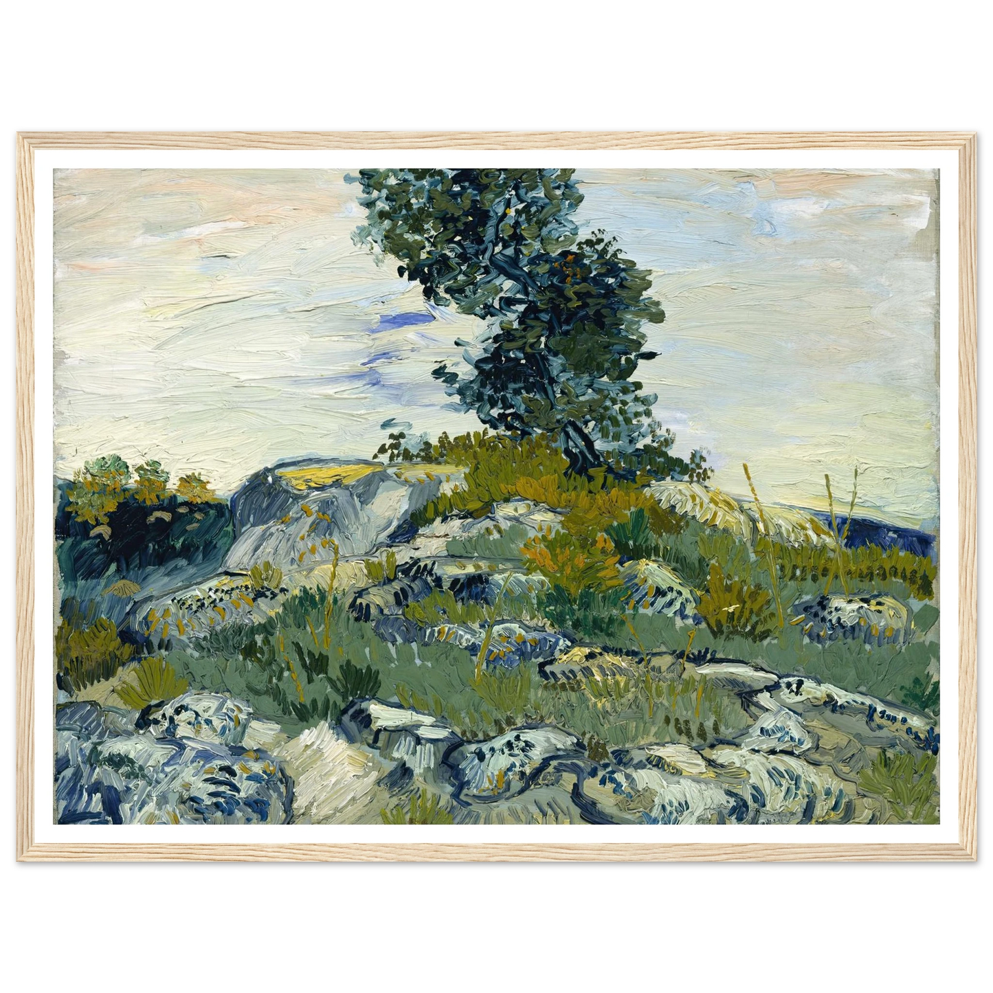 The Rocks Art Print | Vincent van Gogh-Quipham Collections