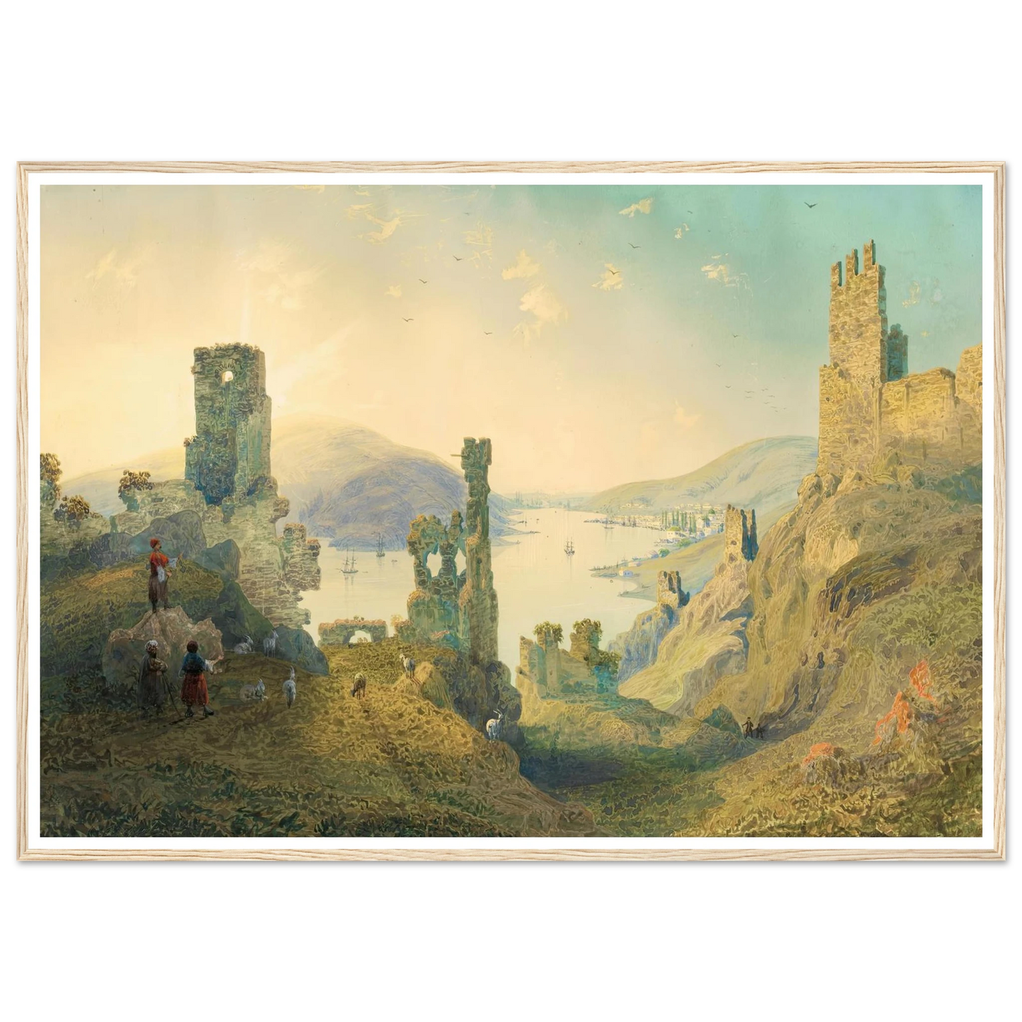 Paysage de Crimée (1842) Art Print | Carlo Bossoli-Quipham Collections